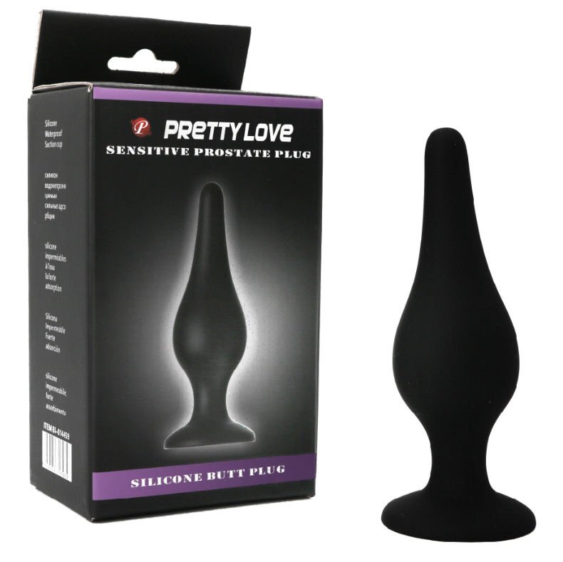 Pretty love bottom - plug ergonomico silicona 14 cm