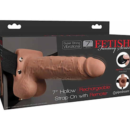 Fetish Fantasy 7 - Pénis réaliste avec arnes, 17,8 cm