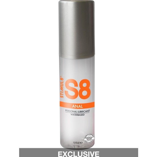 S8 lubricante anal base de agua 125ml