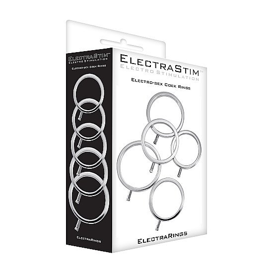 Kit 5 anillos metal electroestimulación