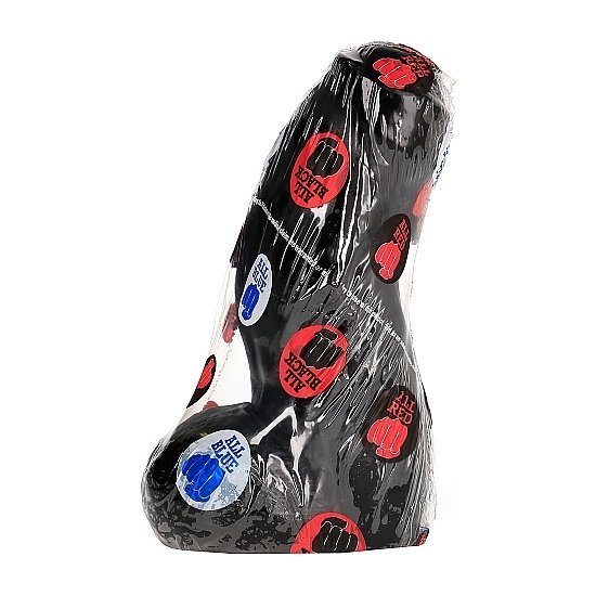 All black pene realístico 17cm