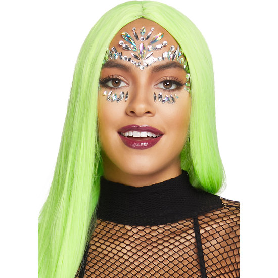 Bijoux de visage auto-adhésifs Iris