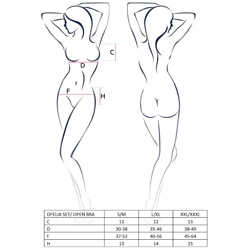 Ensemble Sensuel Ofelia S/M