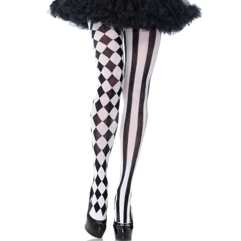 Collants Arlequin NoirBlanc