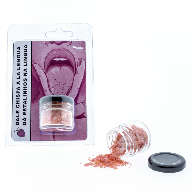 Baisers pétillants à la fraise