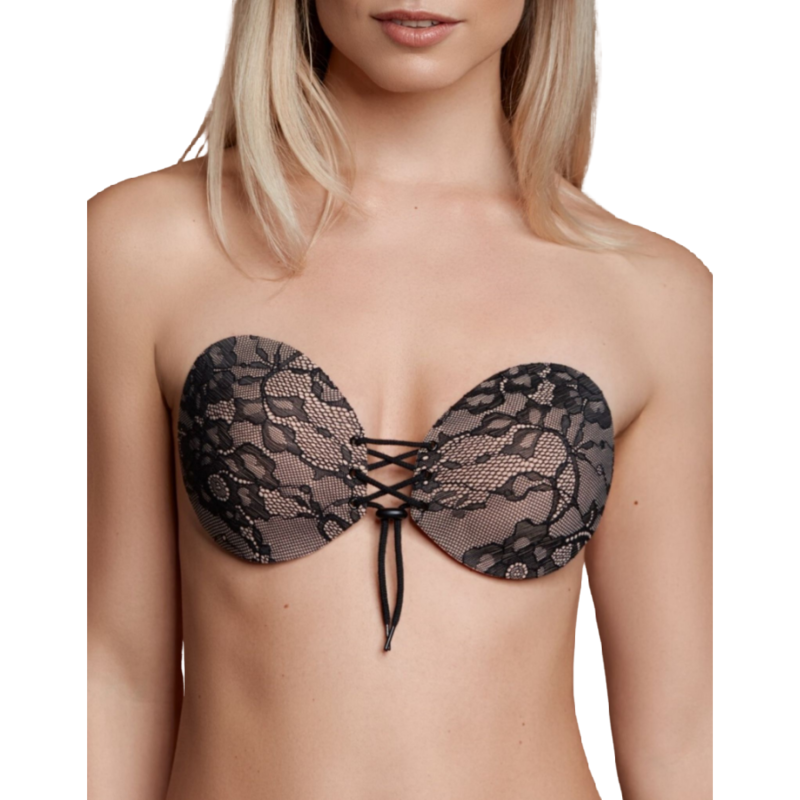 Soutien-gorge adhésif brodé Adorni