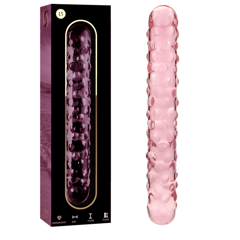 Dildo en Cristal Rosa Nebula