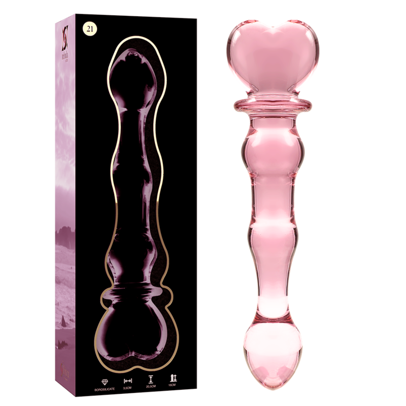Dildo en Cristal Rosa Nebula
