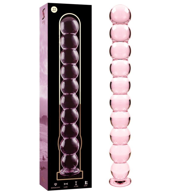 Dildo en Cristal Nebula Rosa