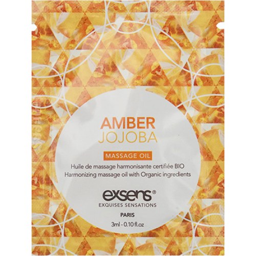 Huile de Massage Exsens Amber Jojoba 3ml avec pierres d'ambre