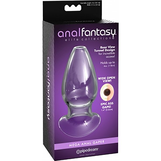 Anal fantasy - plug anal de cristal , 10cm