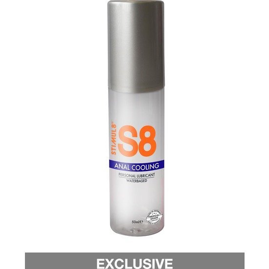 S8 lubricante anal base de agua efecto frío 50ml