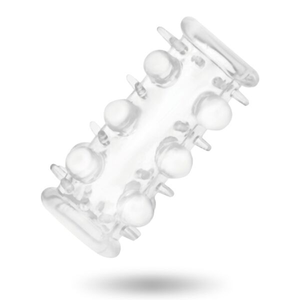 Gaine de pénis Addicted Toys Penis Sleeve Clear, transparente et texturée