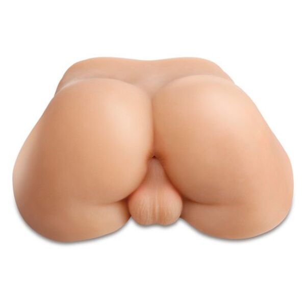 Masturbateur anal Pipedream Extreme Toyz Mega Male, torse masculin avec fesses et testicules
