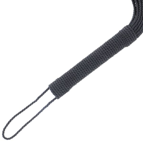 Cravache BDSM Darkness Sensations de 50 cm, de couleur noire et avec poignée de prise en main