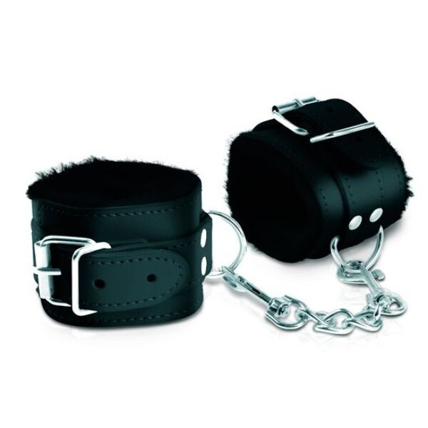 Menottes Fetish Fantasy Cumfy Cuffs de Pipedream, doublées de fausse fourrure