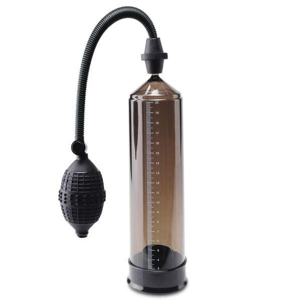 Pompe à pénis Pipedream Pump Worx Euro Pump, avec son cylindre à tube fumé