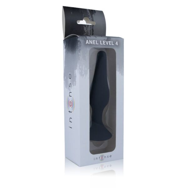 Gode anal Intense Anal Level 4 15,5 cm, de couleur noire