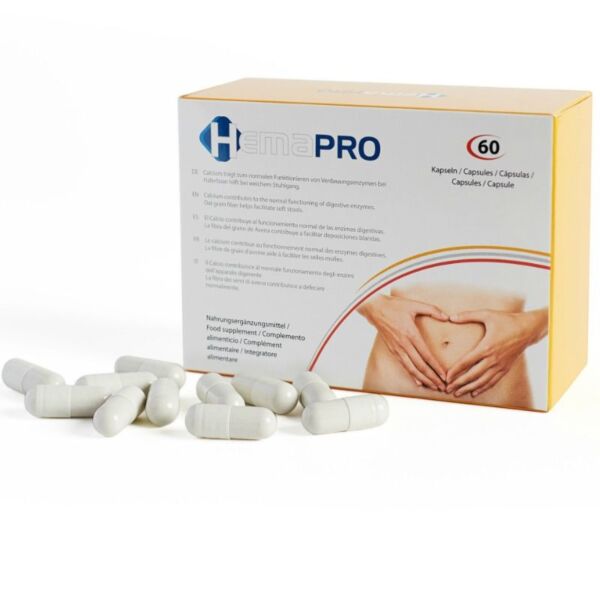 Boîte du complément alimentaire Hemapro Pills de 500Cosmetics