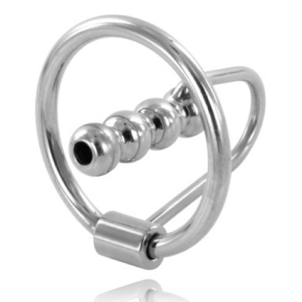 Anneau de gland Metal Hard 30 mm avec plug urétral
