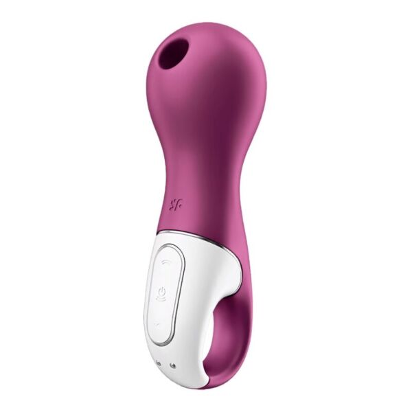Stimulateur clitoridien à succion Satisfyer Lucky Libra, violet, avec son anneau de préhension