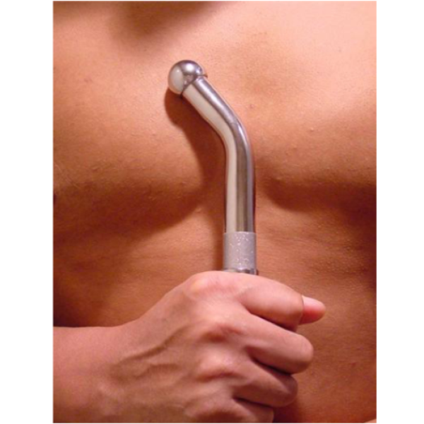 Douche intime Metal Hard G-Spot 20,1 cm, en métal, pour le lavage vaginal