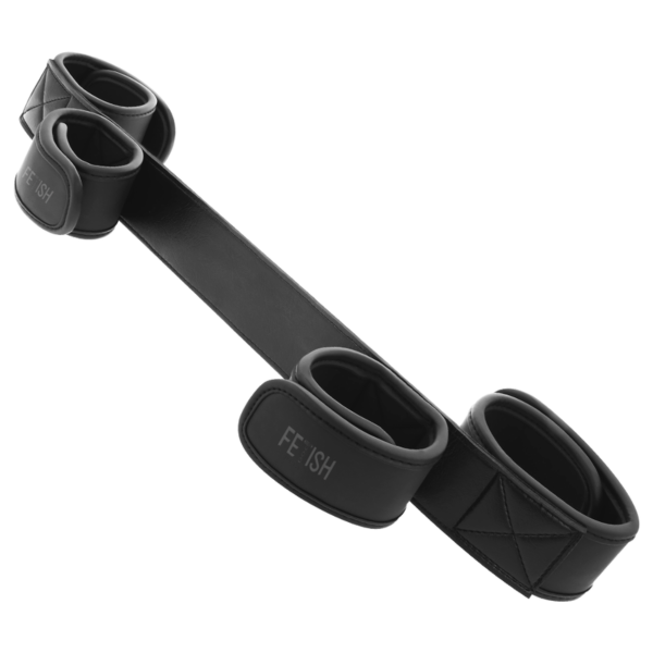 Barre d'écartement Fetish Submissive Bondage Spreader Bar avec ses bracelets en néoprène