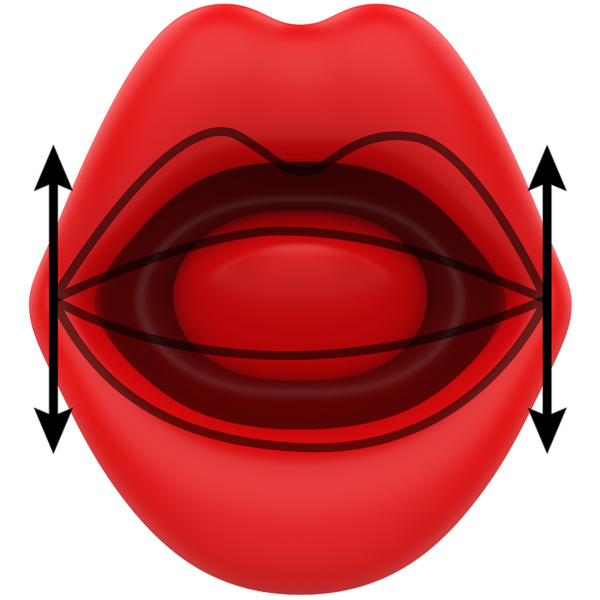 Vibromasseur clitoridien MIA Sicilia Double Pleasure, en forme de bouche avec une langue