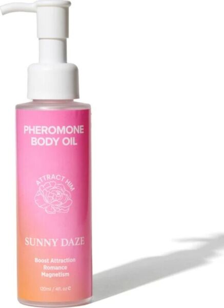 Huile corporelle aux phéromones Eye of Love Bloom de 120 ml, en parfums Lilac Dream et Sunny Daze