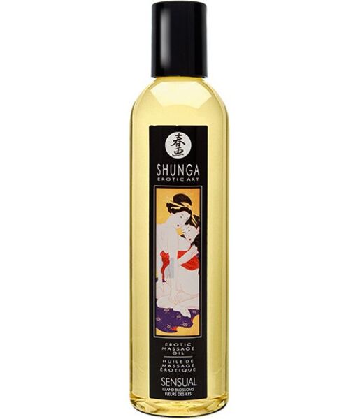 Huile de massage érotique Shunga Erotic Massage Oil testeur de 60 ml