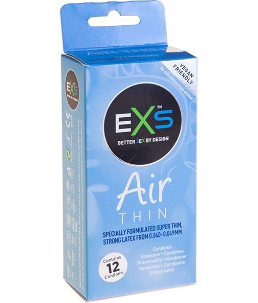 Boîte de 12 préservatifs Exs Air Thin