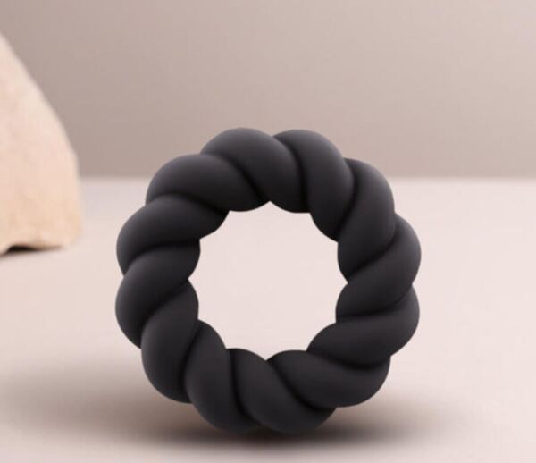 Anneau pénien Rocks-Off Twist en silicone