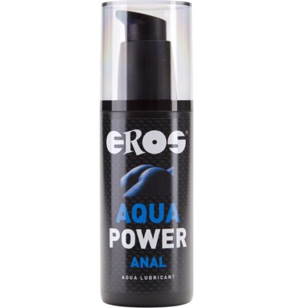 Flacon de lubrifiant anal Eros Aqua Power Anal de 125 ml avec pompe doseuse