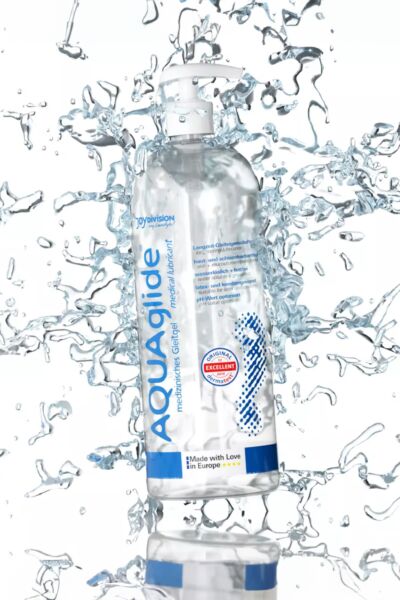 Flacon de 1000 ml du lubrifiant anal AQUAglide Anal de Joydivision