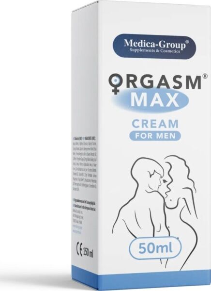 Crème intime Orgasm Max Cream For Men de Medica Group, flacon de 50 ml