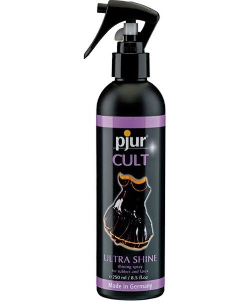 Spray de brillance Pjur Cult Ultra Shine 250 ml pour vêtements en latex et en caoutchouc