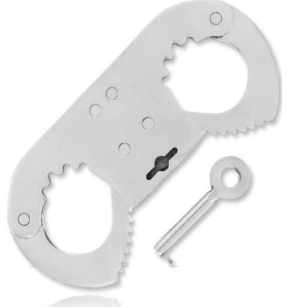 Menottes pour doigts Metal Hard Thumb Cuff, en métal
