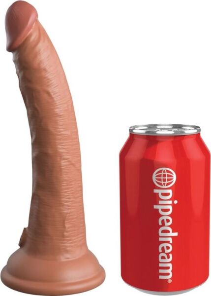 Gode réaliste King Cock Elite 17,8 cm avec base ventouse