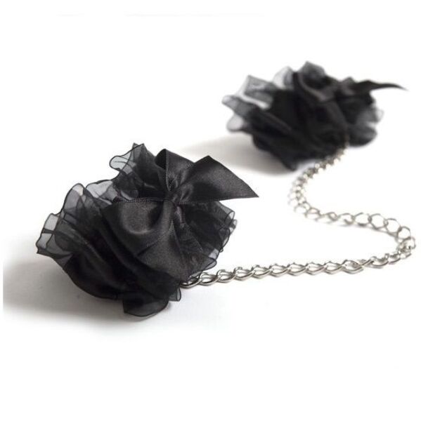 Menottes Bijoux Indiscrets Frou Frou en organza et satin
