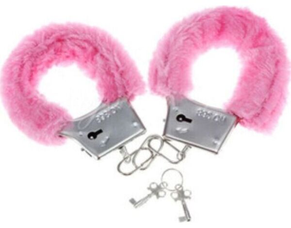 Menottes en peluche Diablo Picante avec leur mousqueton