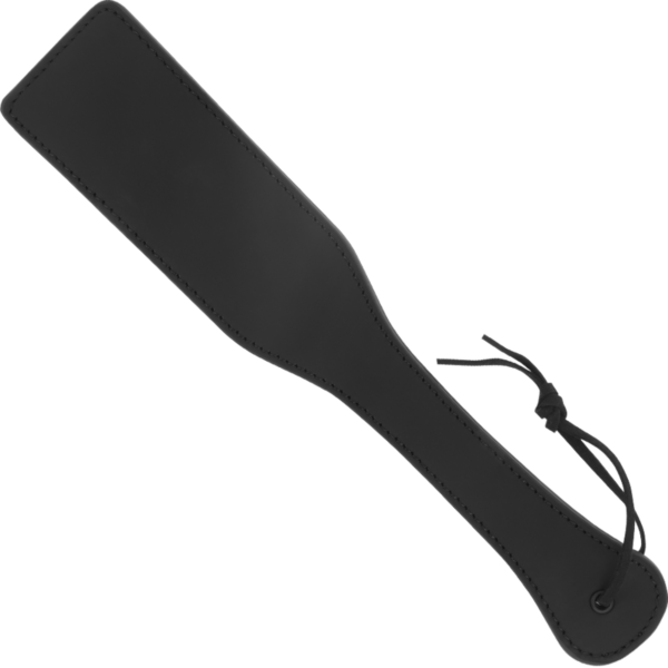 Paddle Intense Fetish en cuir vegan, long et étroit, pour jeux d'impact