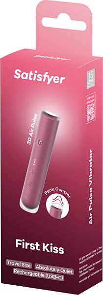 Stimulateur clitoridien à succion Satisfyer First Kiss à ondes de pression