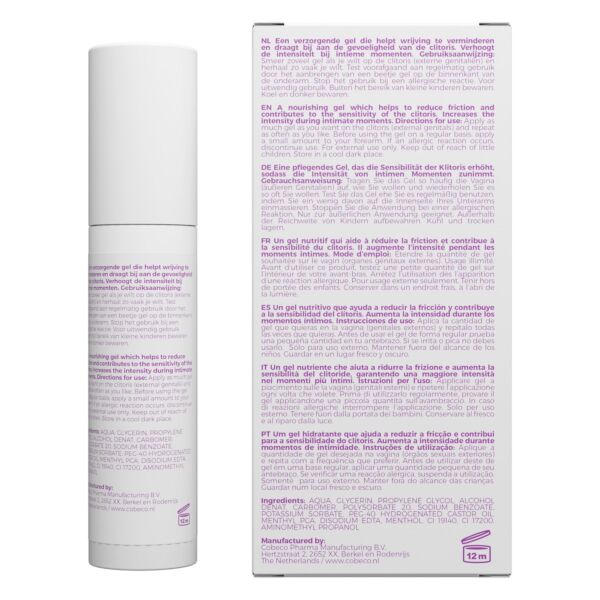 Flacon de 30 ml du gel stimulant Cobeco Viagel for Women