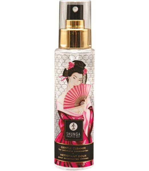 Spray nettoyant pour sextoys Shunga Gentle Toy Cleaner, flacon de 115 ml