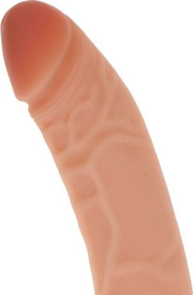 Gode réaliste ToyJoy Get Real Dong 21 cm en silicone couleur chair avec base ventouse