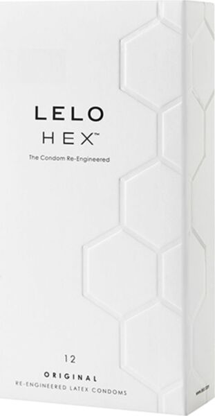 Boîte de préservatifs LELO HEX Original, 12 unités