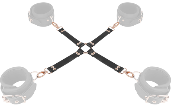 Attache hog tie Coquette Fantasy pour relier les menottes de poignets et de chevilles