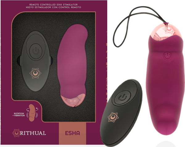 Oeuf vibrant Rithual à rotation avec sa télécommande
