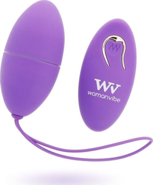 Œuf vibrant Womanvibe Alsan avec sa télécommande