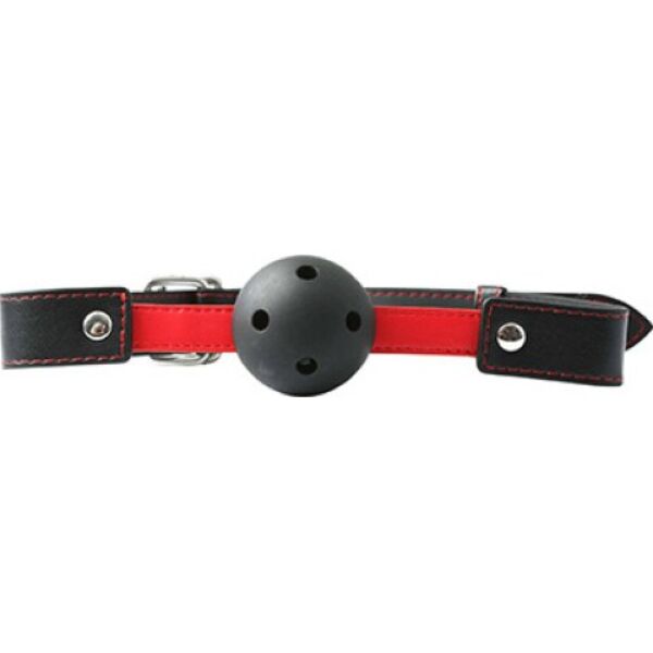 Bâillon boule Sex & Mischief Hush avec sa sangle réglable